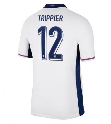 Inglaterra Kieran Trippier #12 Primera Equipación Eurocopa 2024 Manga Corta